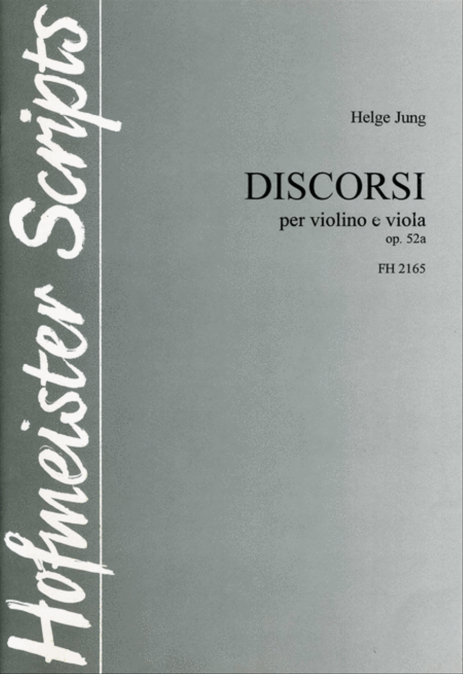 Discorsi, op. 52a