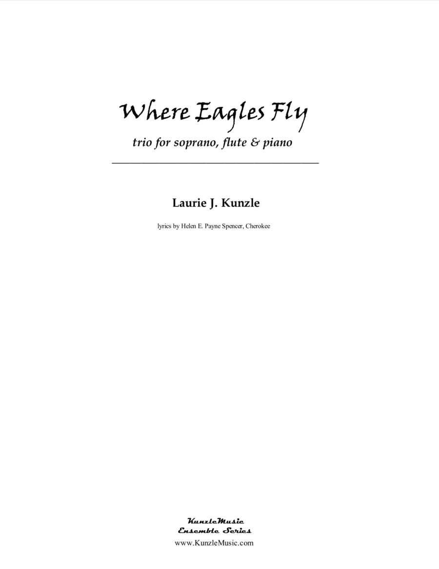 Where Eagles Fly Small Ensemble scores gallery preview page 1