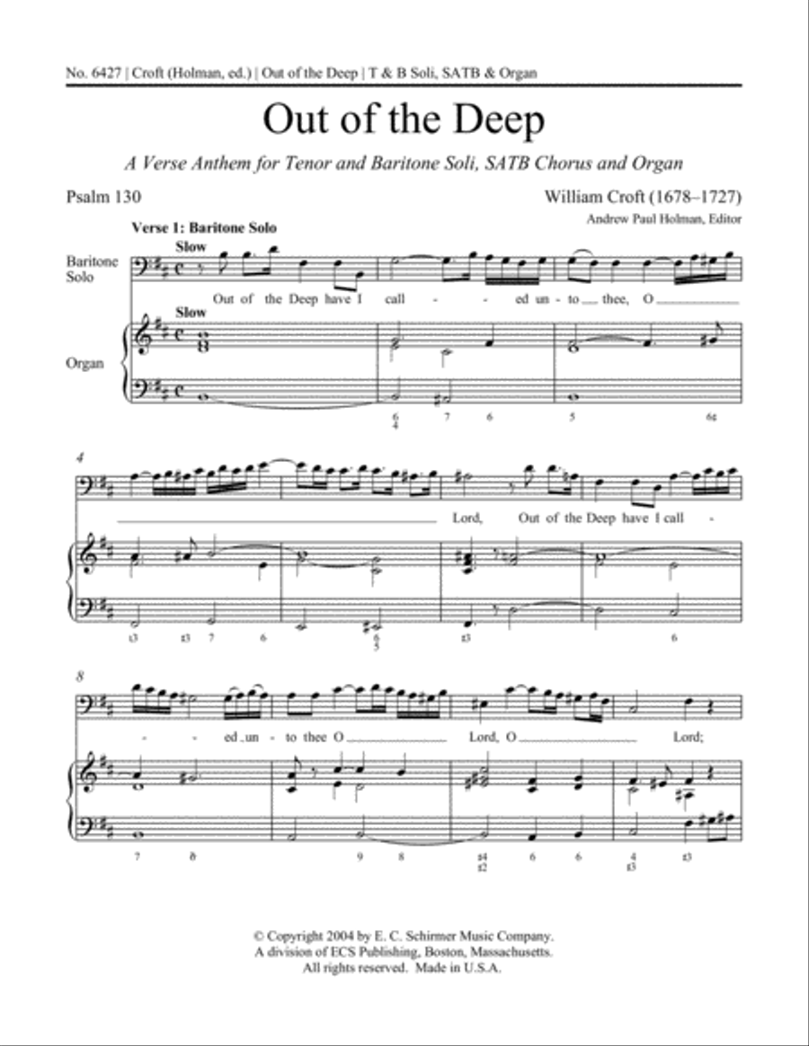 Out of the Deep (Psalm 130) TB scores gallery preview page 2