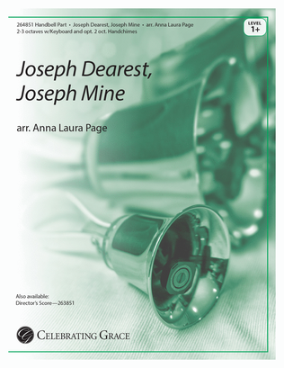 Book cover for Joseph Dearest, Joseph Mine Handbell Part (Print)