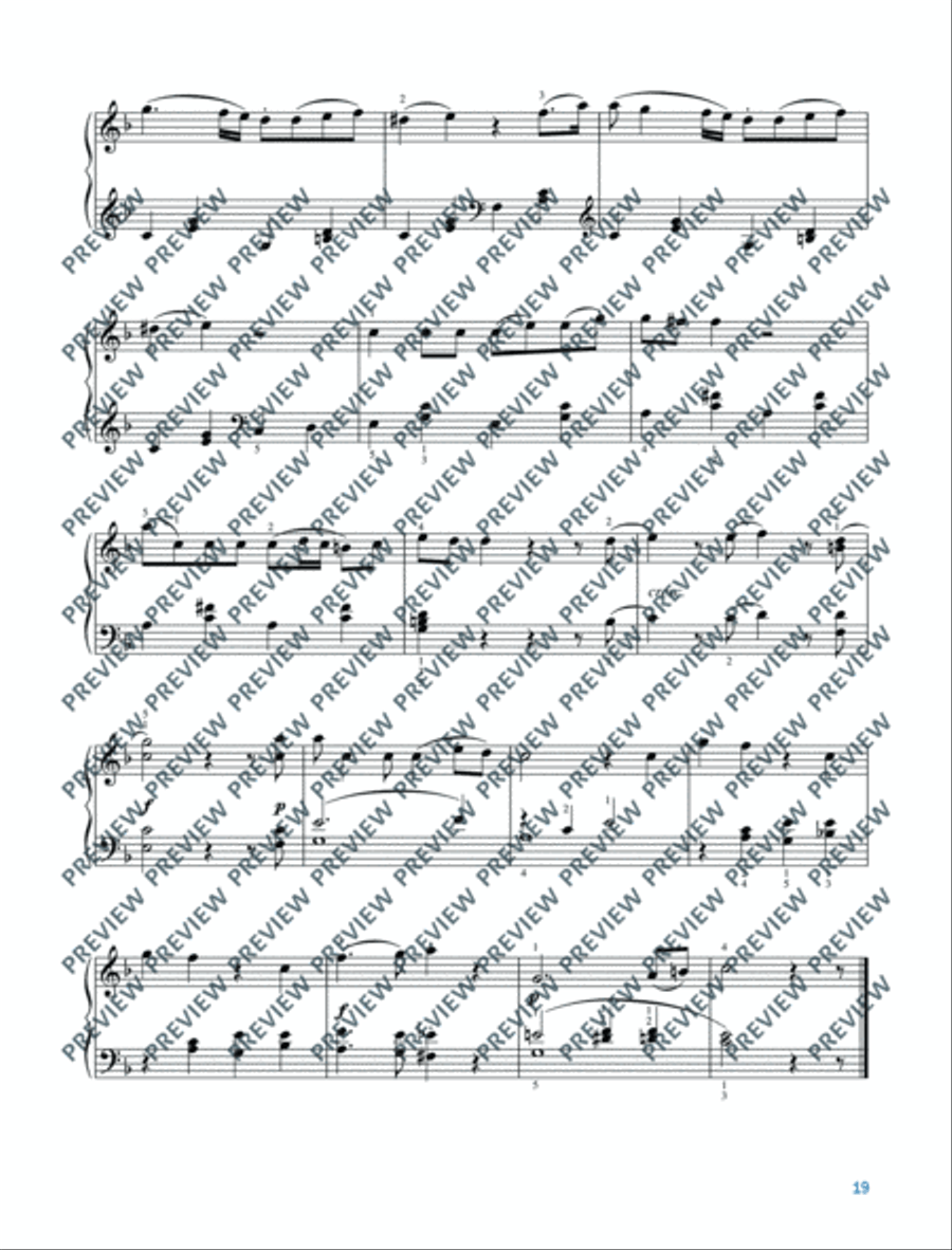 The Magic Flute Piano Solo scores gallery preview page 20