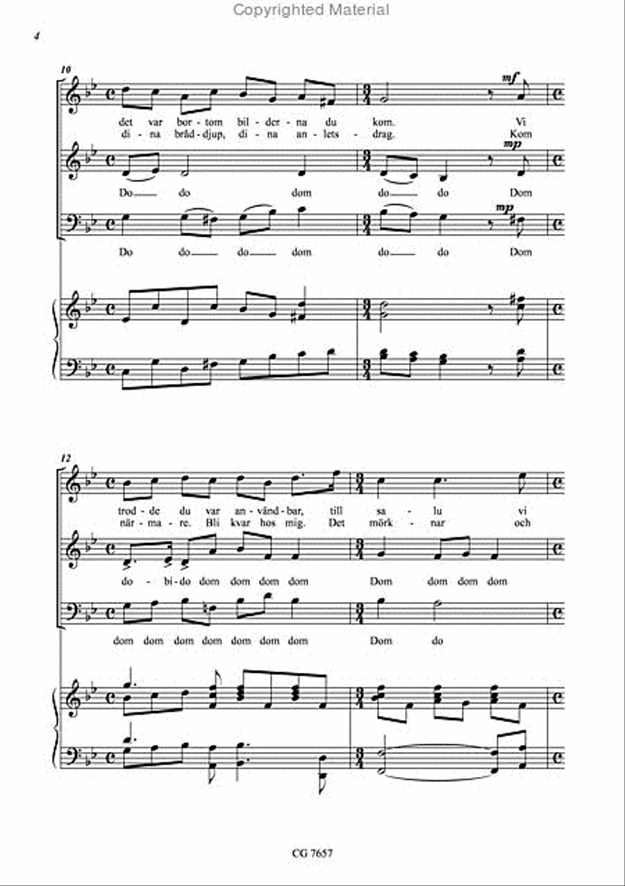 Innan gryningen Innan gryningen Unison Choir scores gallery preview page 4