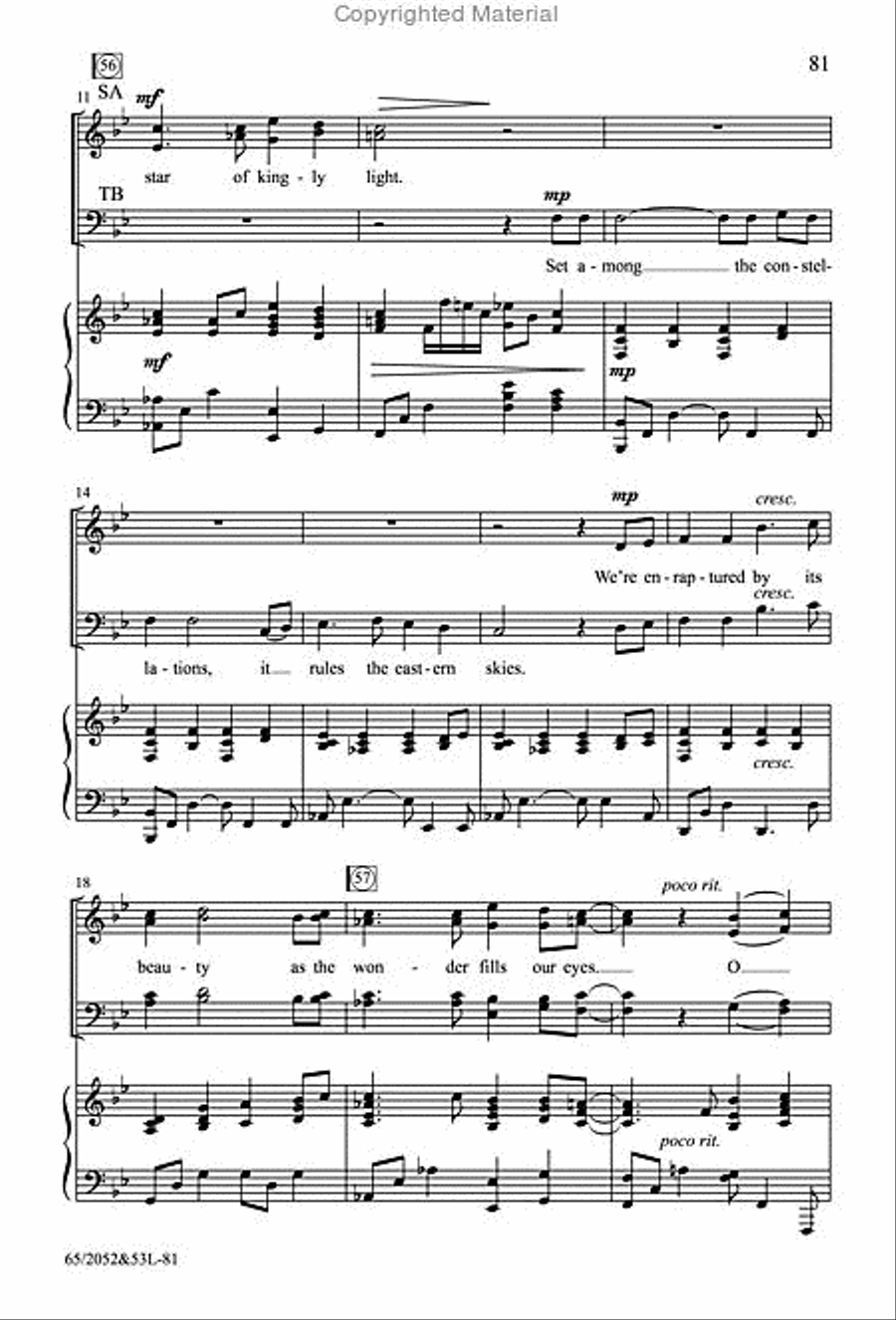 The Heart of Christmas - SATB Score with Performance CD 4-Part scores gallery preview page 19