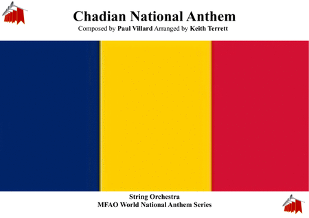 Chadian National Anthem for String Orchestra (MFAO World National Anthem Series) image number null