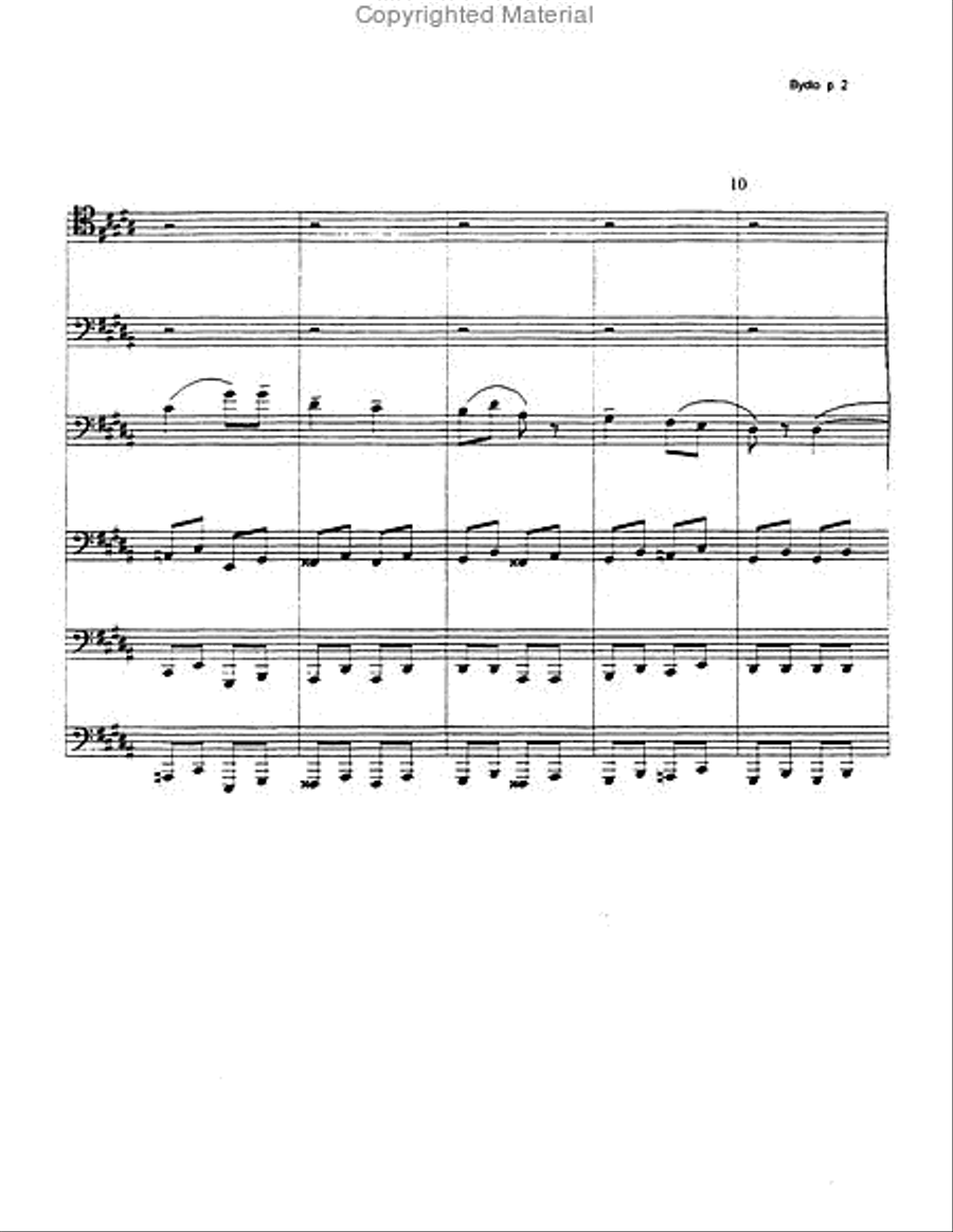 Bydlo Large Ensemble scores gallery preview page 3