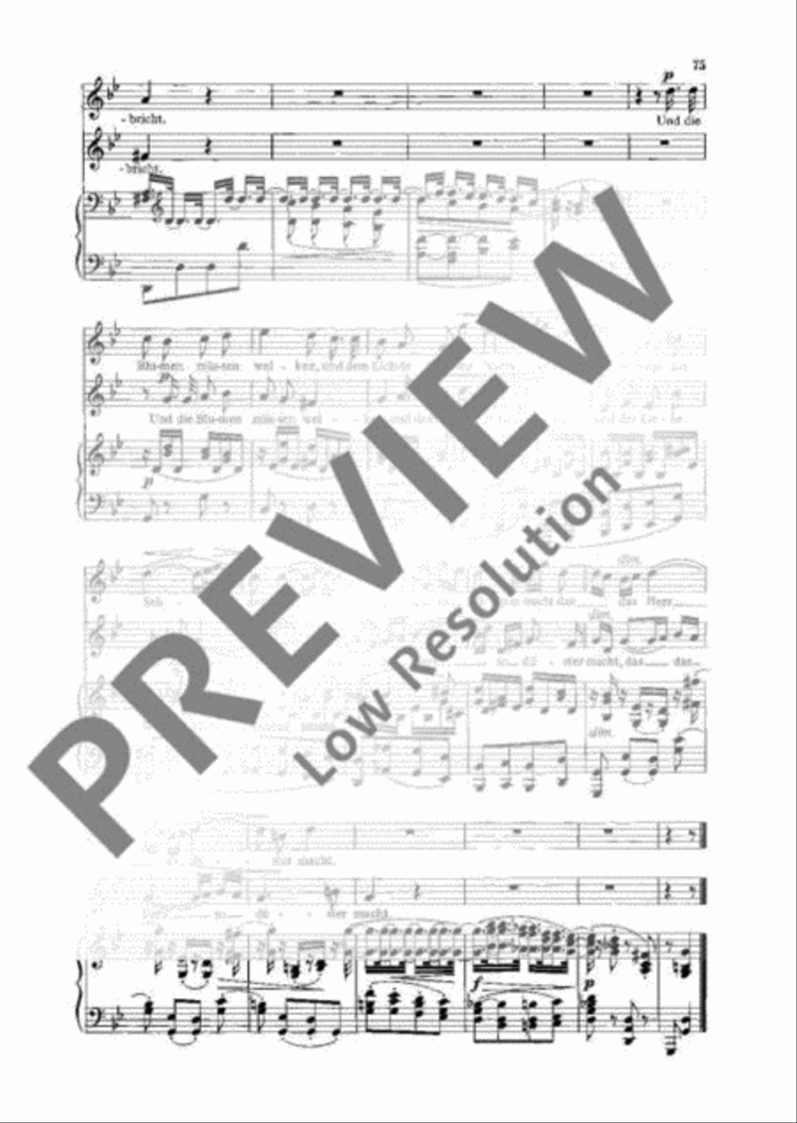 Klänge (Duett) Voice scores gallery preview page 3