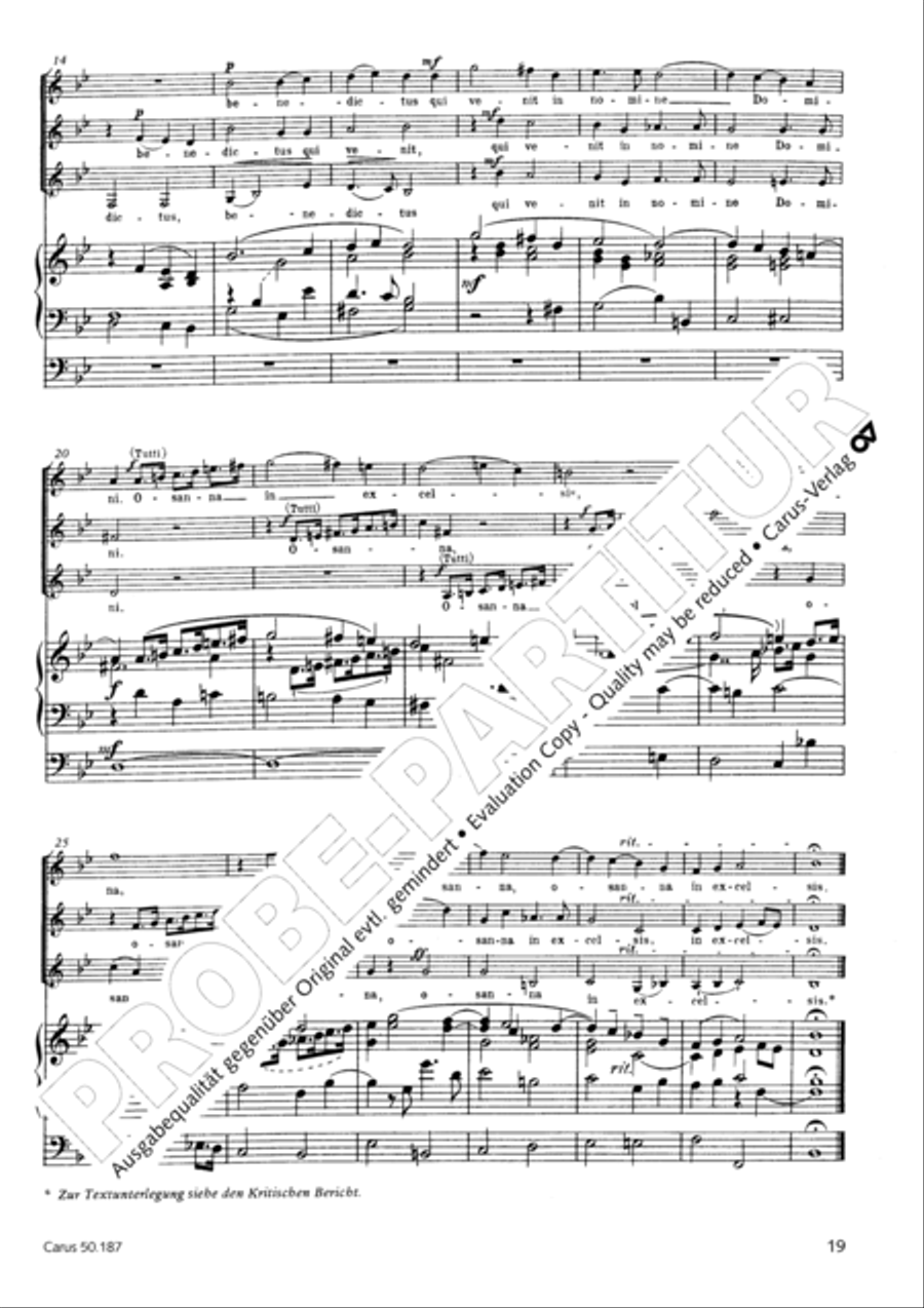 Mass in g minor SSA scores gallery preview page 20