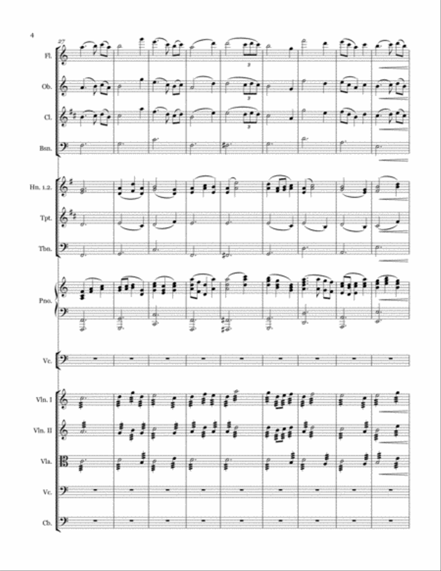 Solitude (for cello and chamber orchestra) Chamber Orchestra scores gallery preview page 4