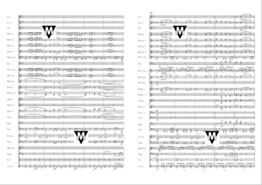 Uptown Girl Concert Band scores gallery preview page 4
