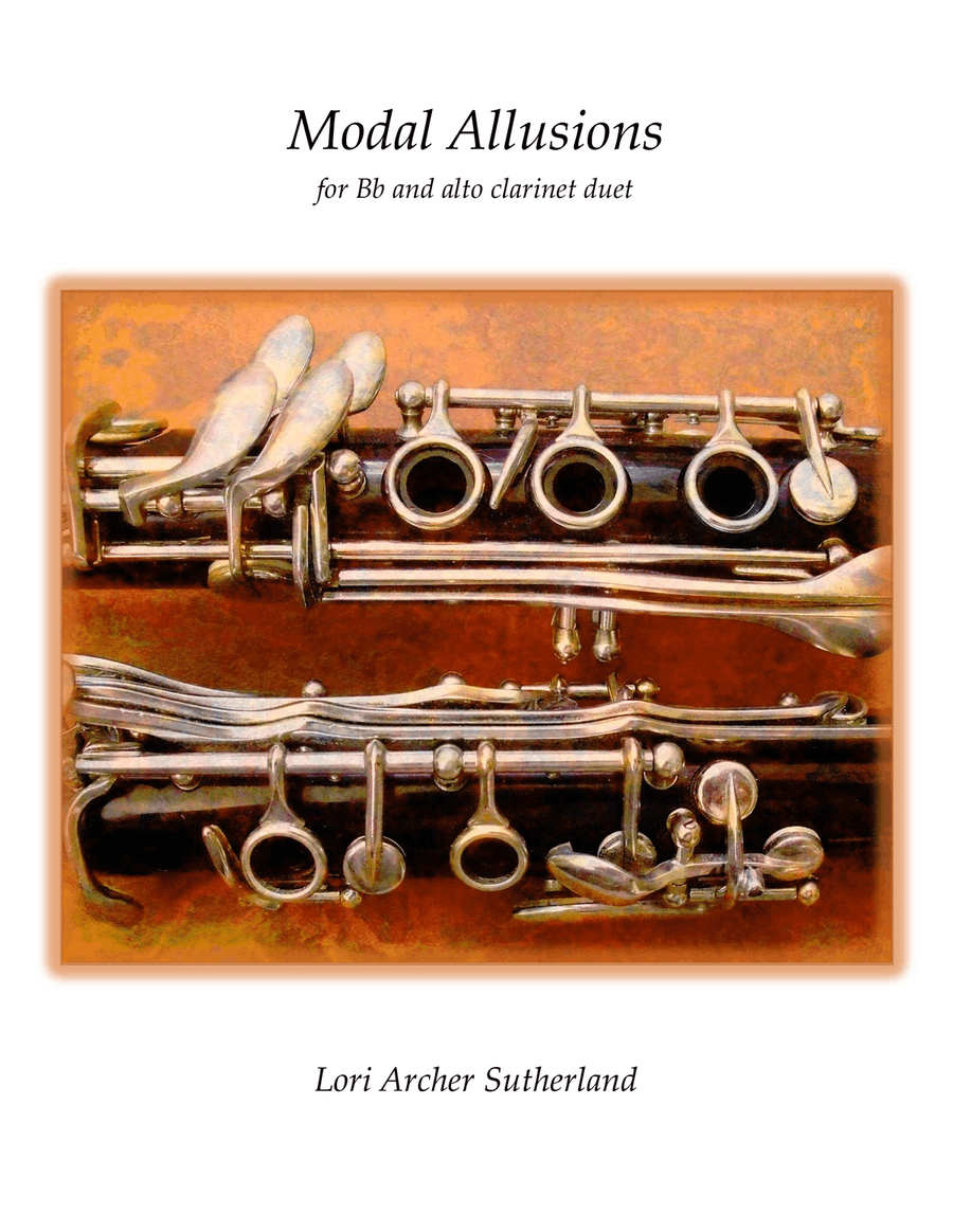 Modal Allusions Clarinet Duet scores gallery preview page 1