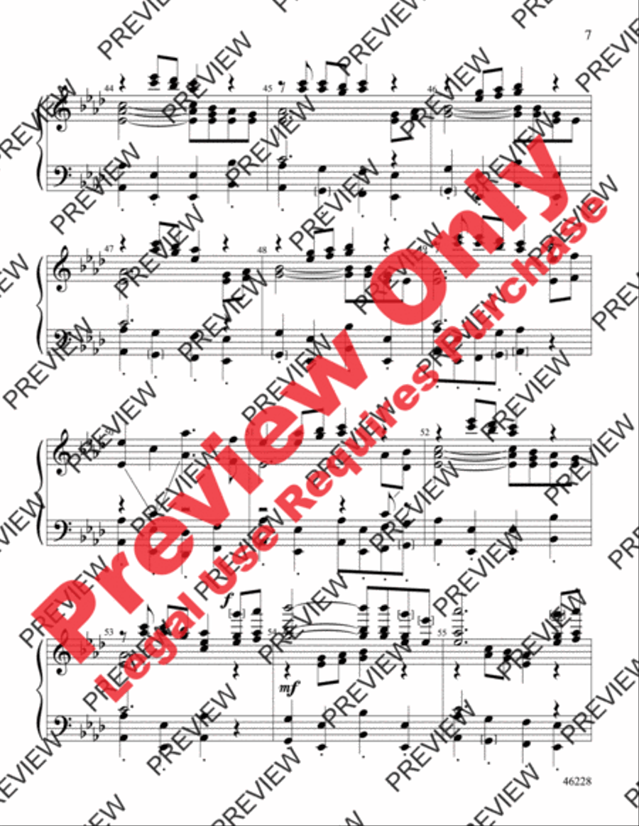 A Gospel Hymn Ring A Gospel Hymn Ring Handbell Choir scores gallery preview page 7