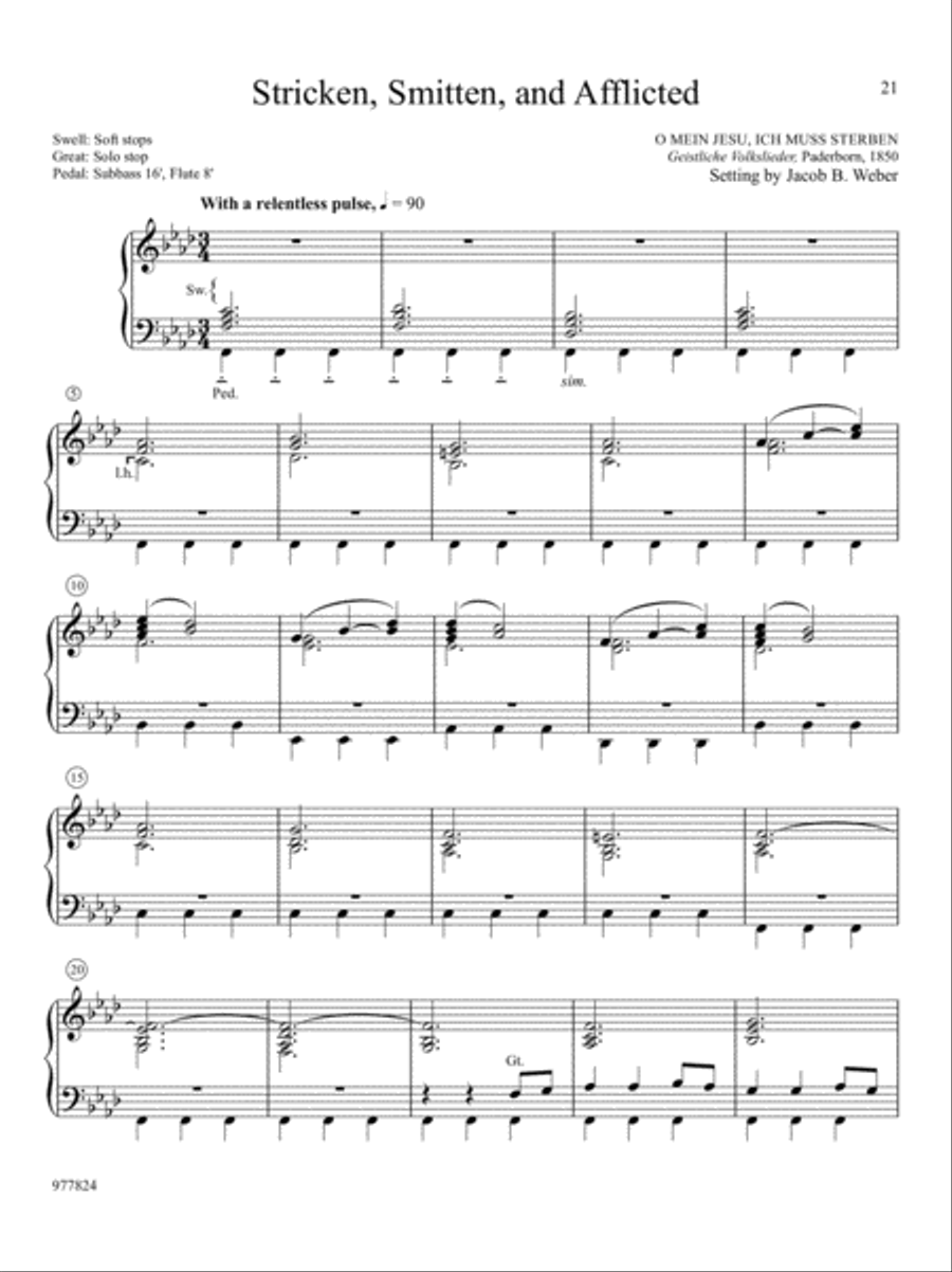 Lent Mosaics Organ scores gallery preview page 7