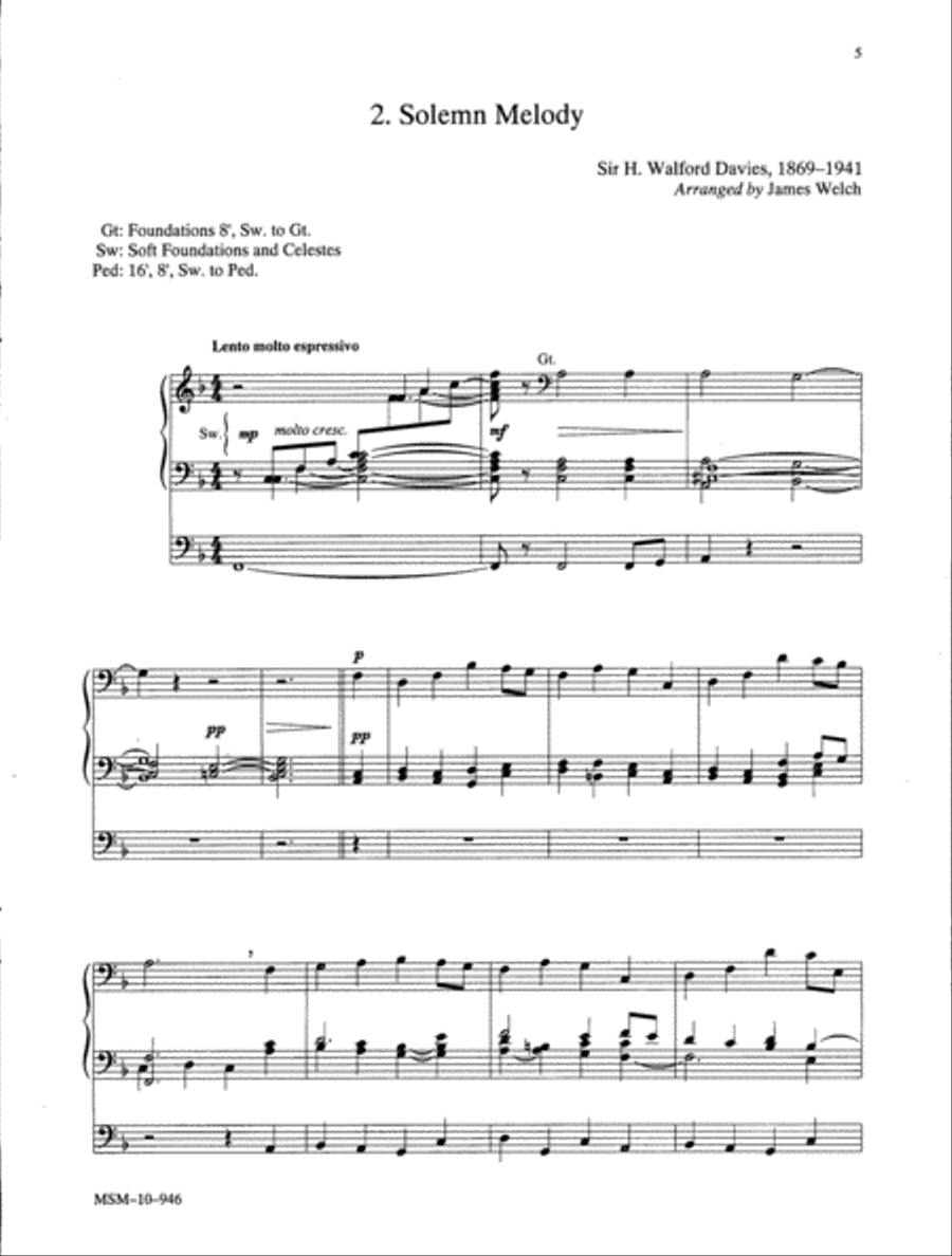 Two Regal Settings by English Composers Organ scores gallery preview page 4