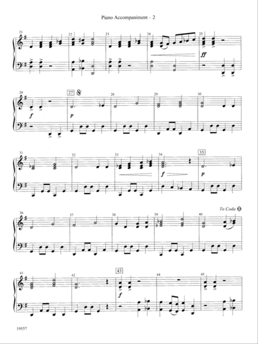 Sahara Crossing: Piano Accompaniment Orchestra scores gallery preview page 2