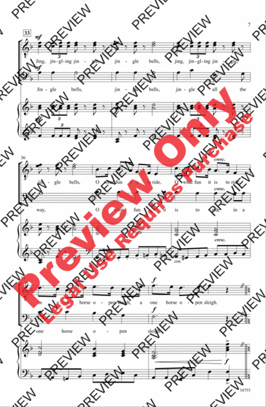 Nutcracker Jingles Nutcracker Jingles Men's Choir scores gallery preview page 19