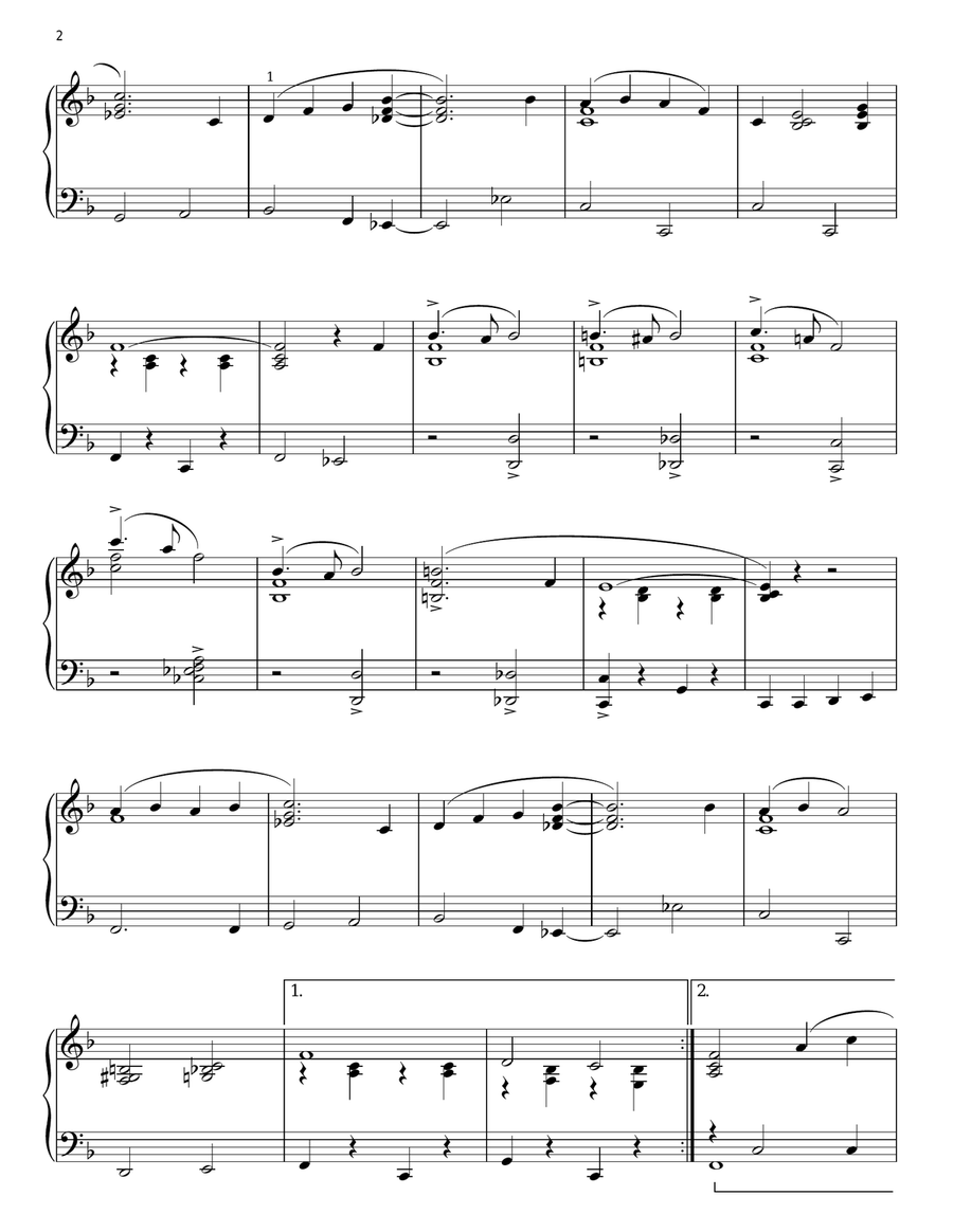Something Good (from The Sound of Music) Piano Solo scores gallery preview page 2