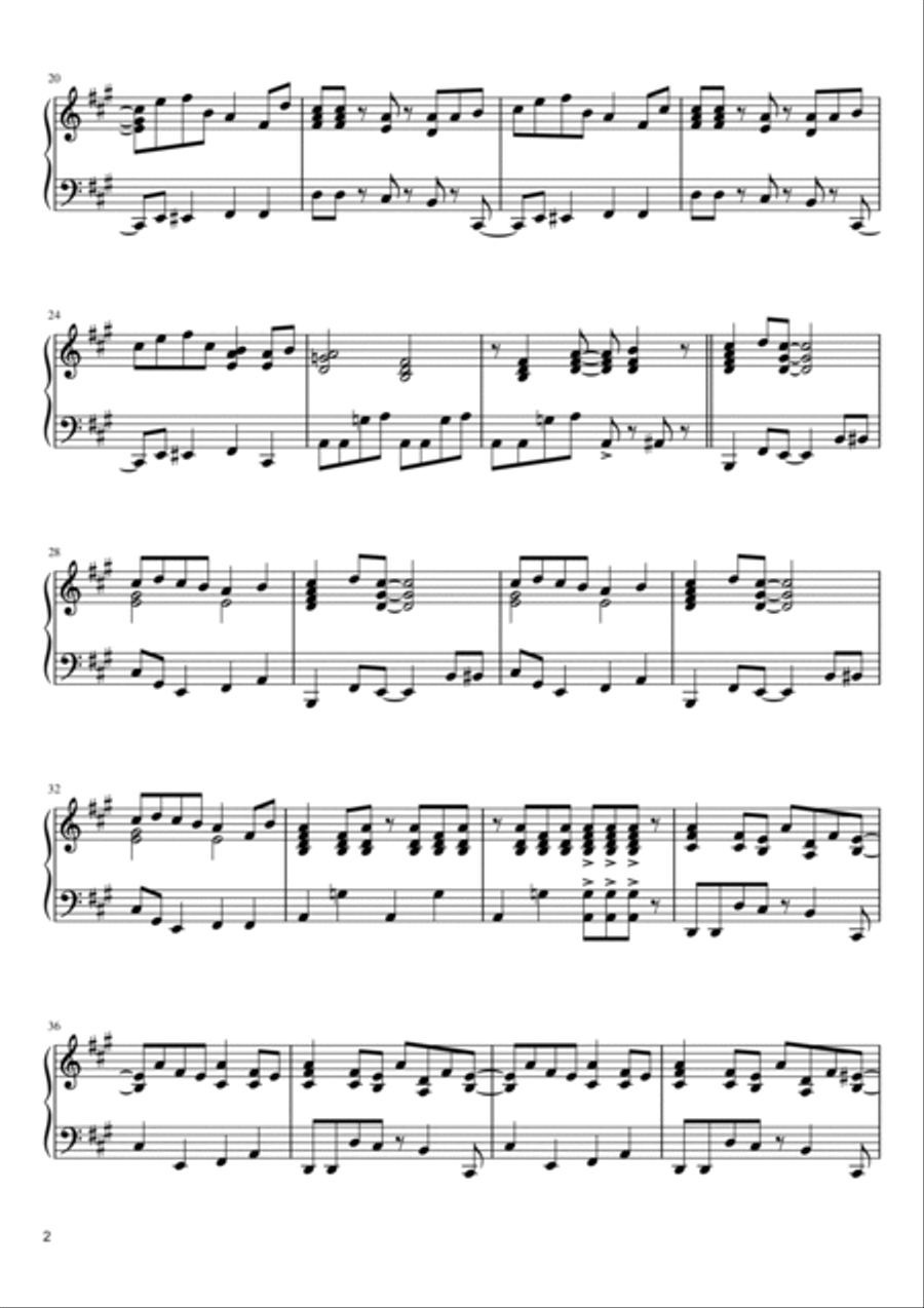 September Piano Solo scores gallery preview page 2