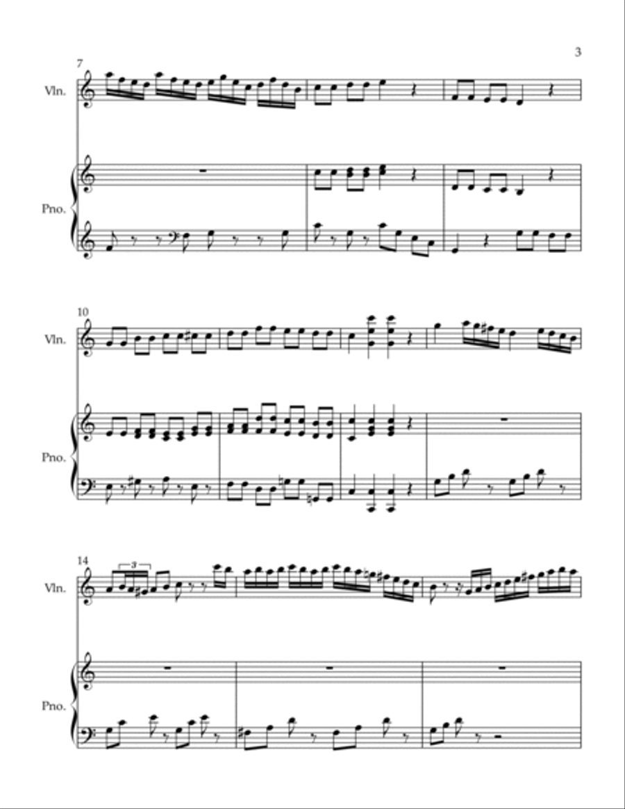 Spiritoso Violin Solo scores gallery preview page 3