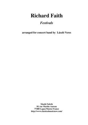 Richard Faith/László Veres : Festivals for Concert Band, full score