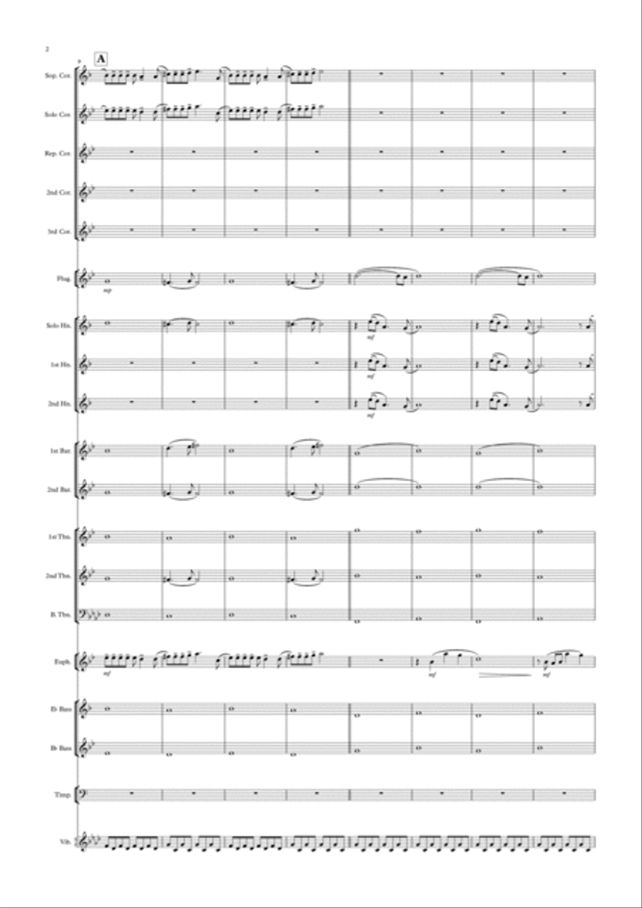 Writing's On The Wall from the film SPECTRE Brass Ensemble scores gallery preview page 2