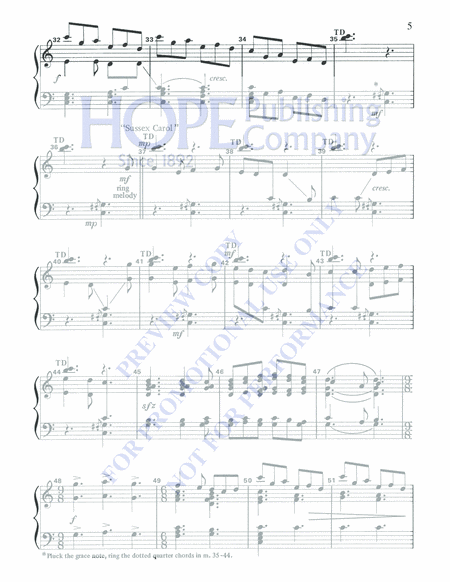 Jubilate Noel by Malcolm C. Wilson Handbell - Sheet Music