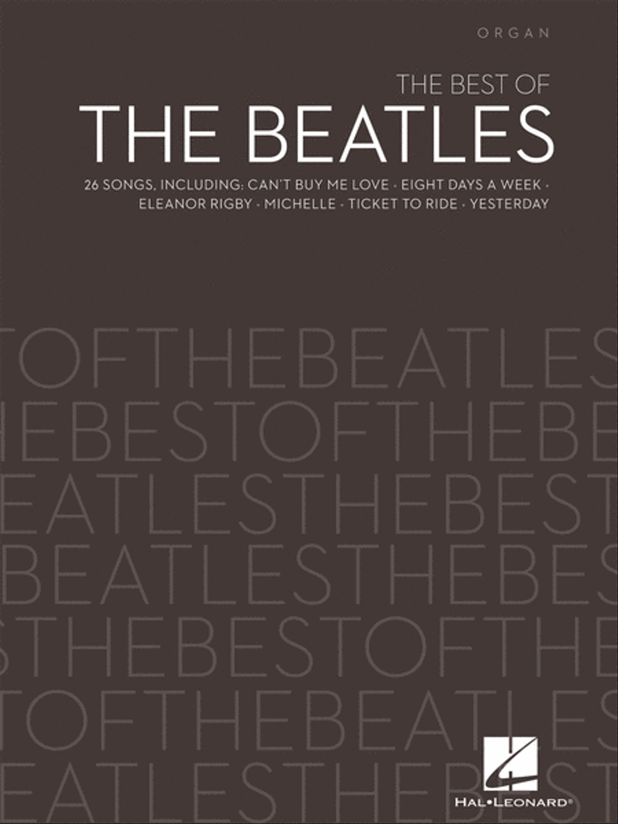 The Best of the Beatles Organ scores gallery preview page 1