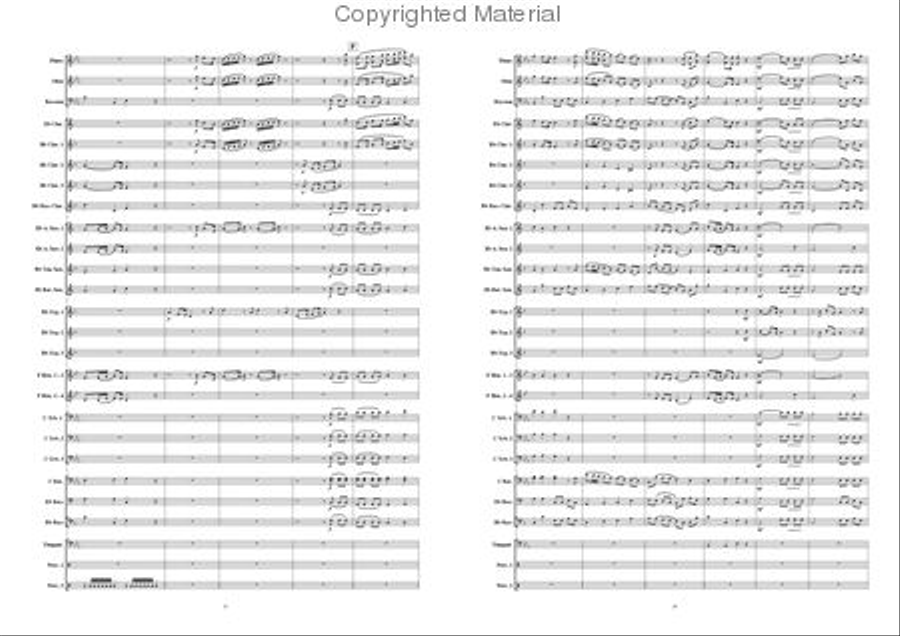 Samson Concert Band scores gallery preview page 9