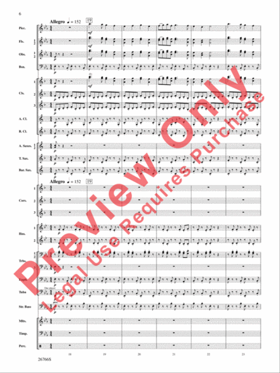 A Christmas Festival A Christmas Festival Concert Band scores gallery preview page 7