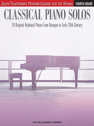 Book cover for Classical Piano Solos - Fourth Grade