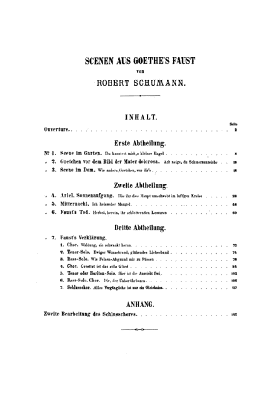 Scenes from Goethe's Faust 4-Part scores gallery preview page 4