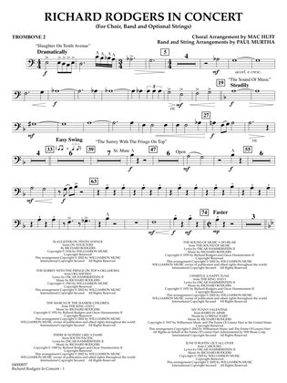 Book cover for Richard Rodgers in Concert (Medley) (arr. Mac Huff, Paul Murtha) - Trombone 2
