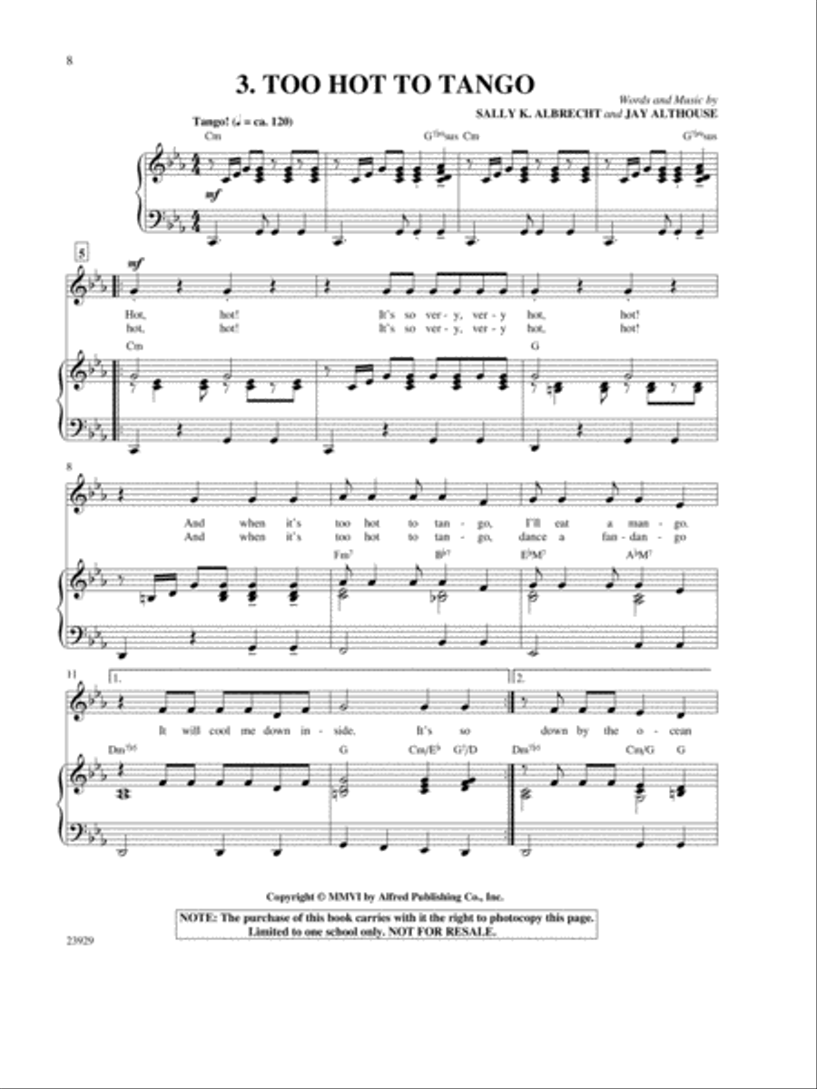 Kids on the Move! Kids on the Move! Unison Choir scores gallery preview page 4