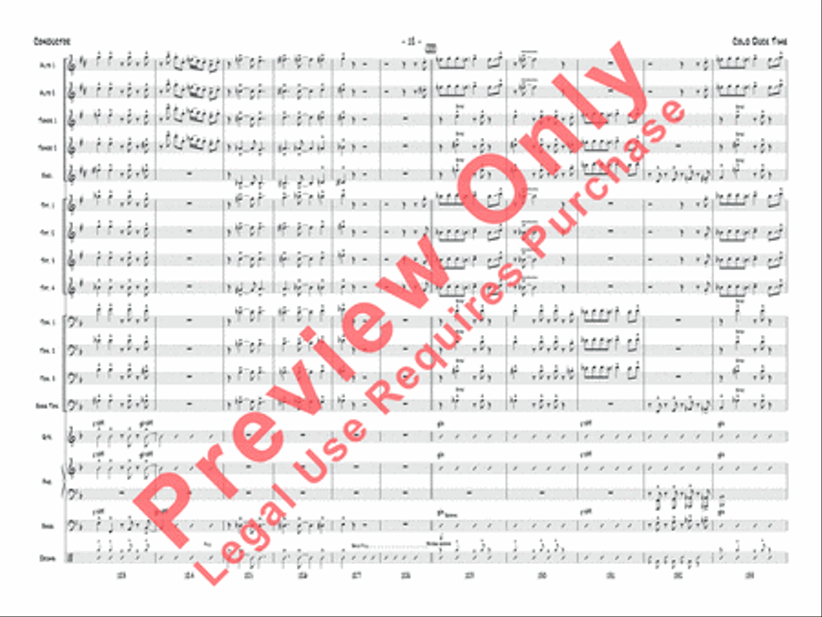 Cold Duck Time Jazz Ensemble scores gallery preview page 13