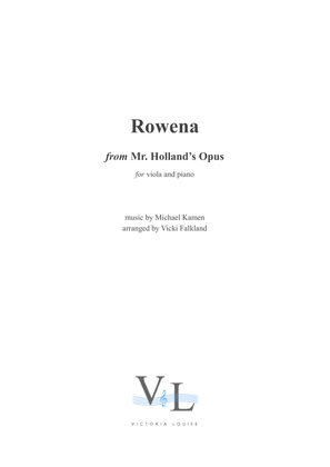 Book cover for Rowena