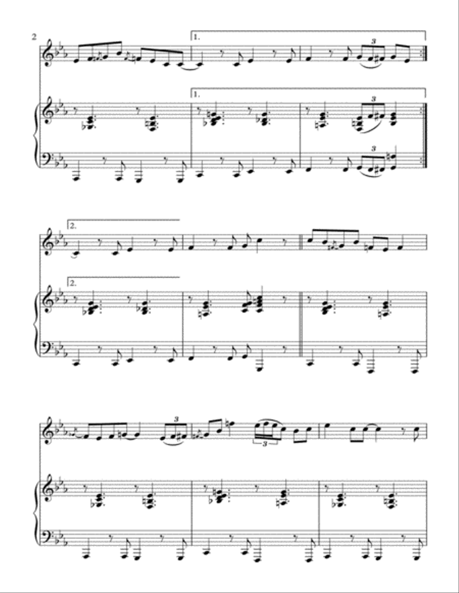 Hit The Road Jack Flute Solo scores gallery preview page 3