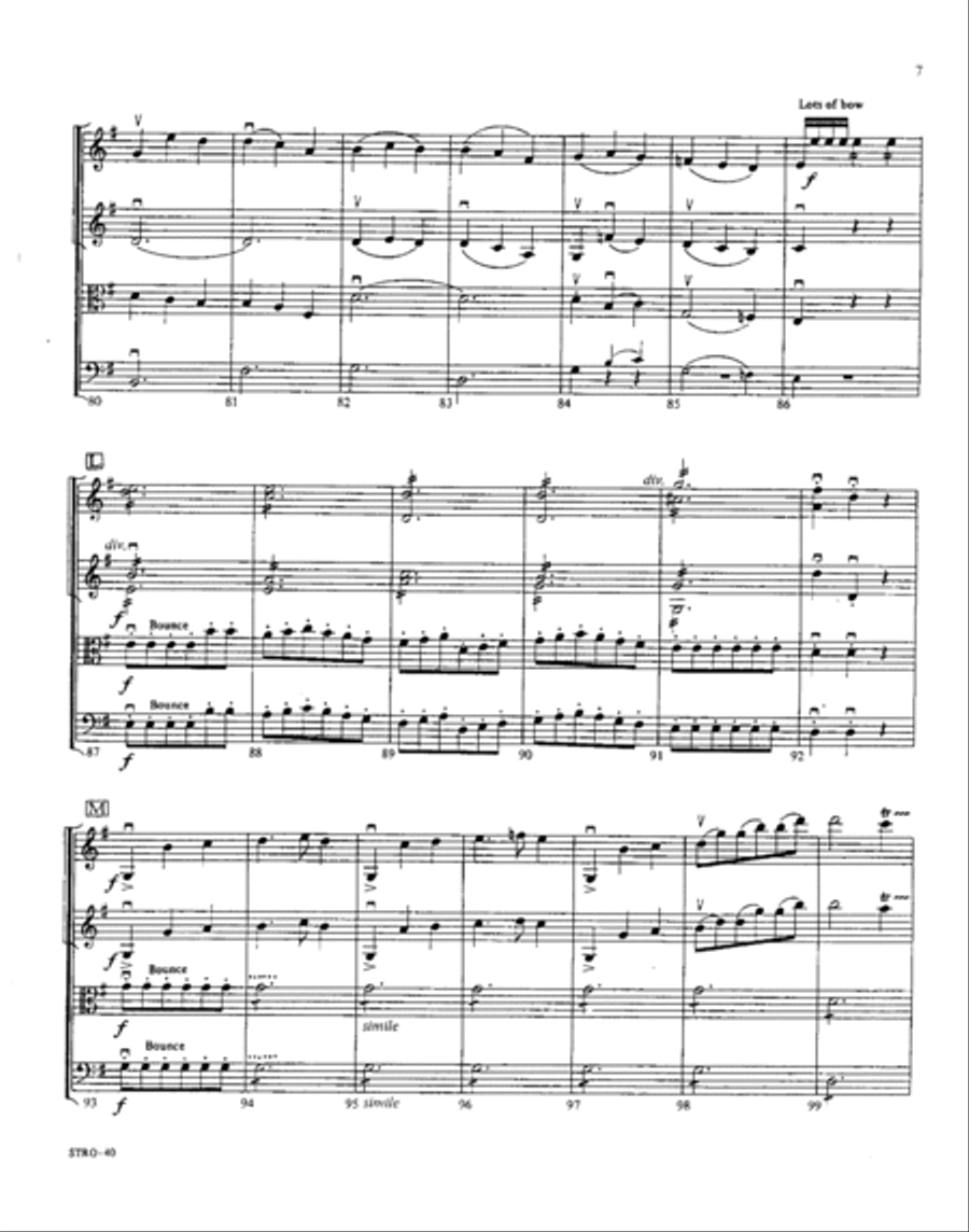Symphony No. 12 in G K. 110: Allegro (1st movement) Orchestra scores gallery preview page 6