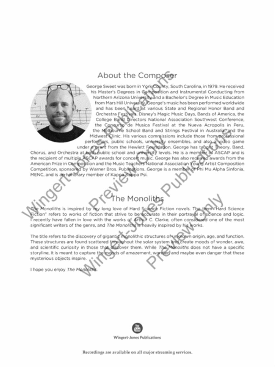 The Monoliths String Orchestra scores gallery preview page 3