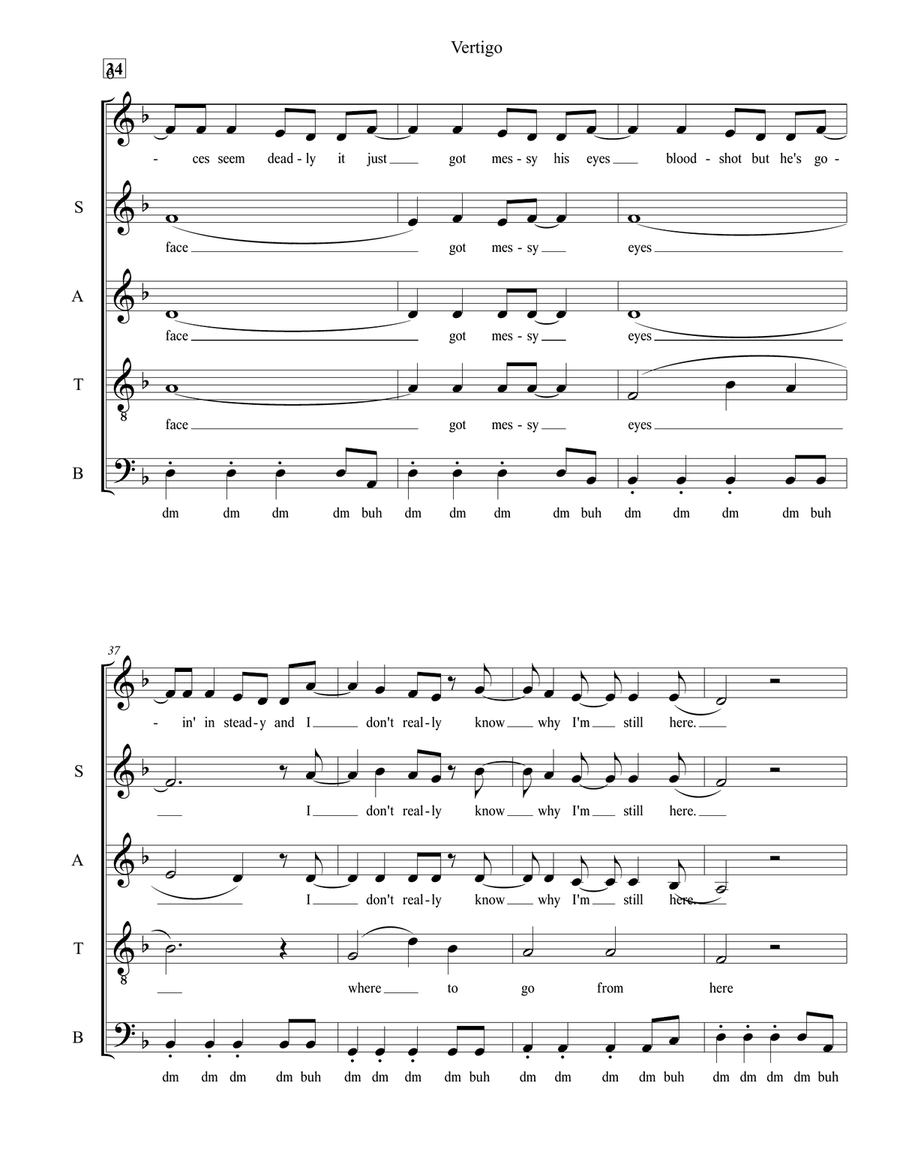 Vertigo Vertigo 4-Part scores gallery preview page 6