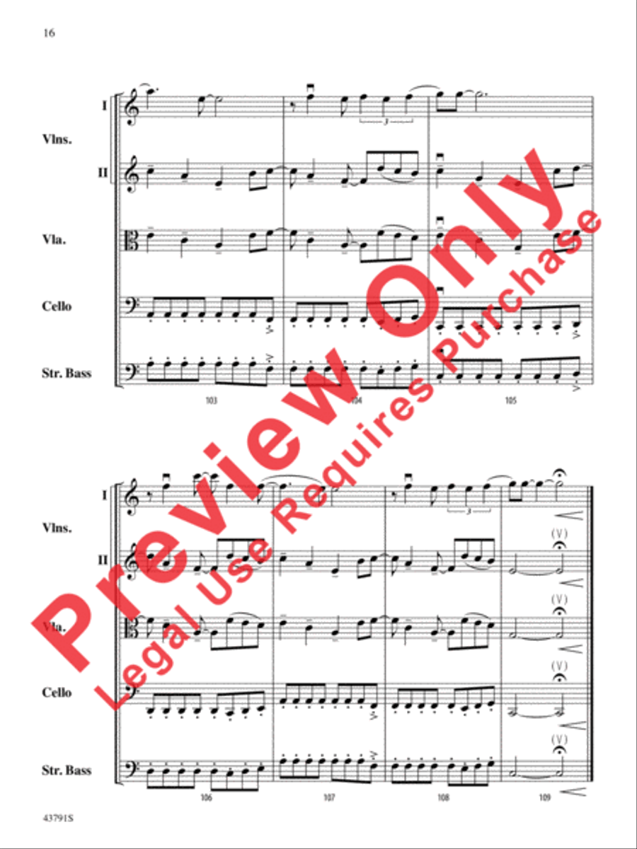 Starlight String Orchestra scores gallery preview page 33