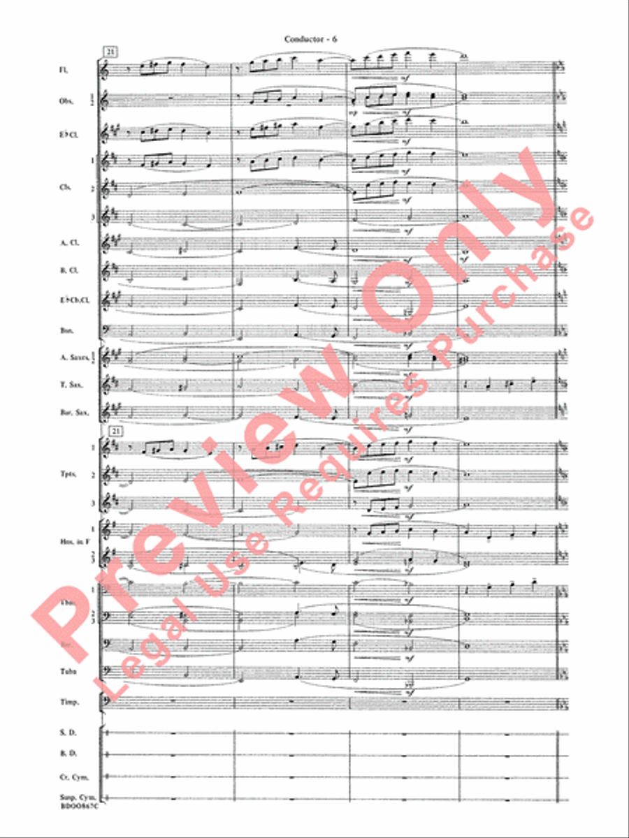 Aria Cantabile Concert Band scores gallery preview page 8