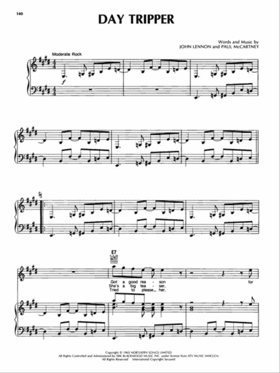 The Beatles Complete – Volume 1 Piano, Vocal, Guitar scores gallery preview page 5