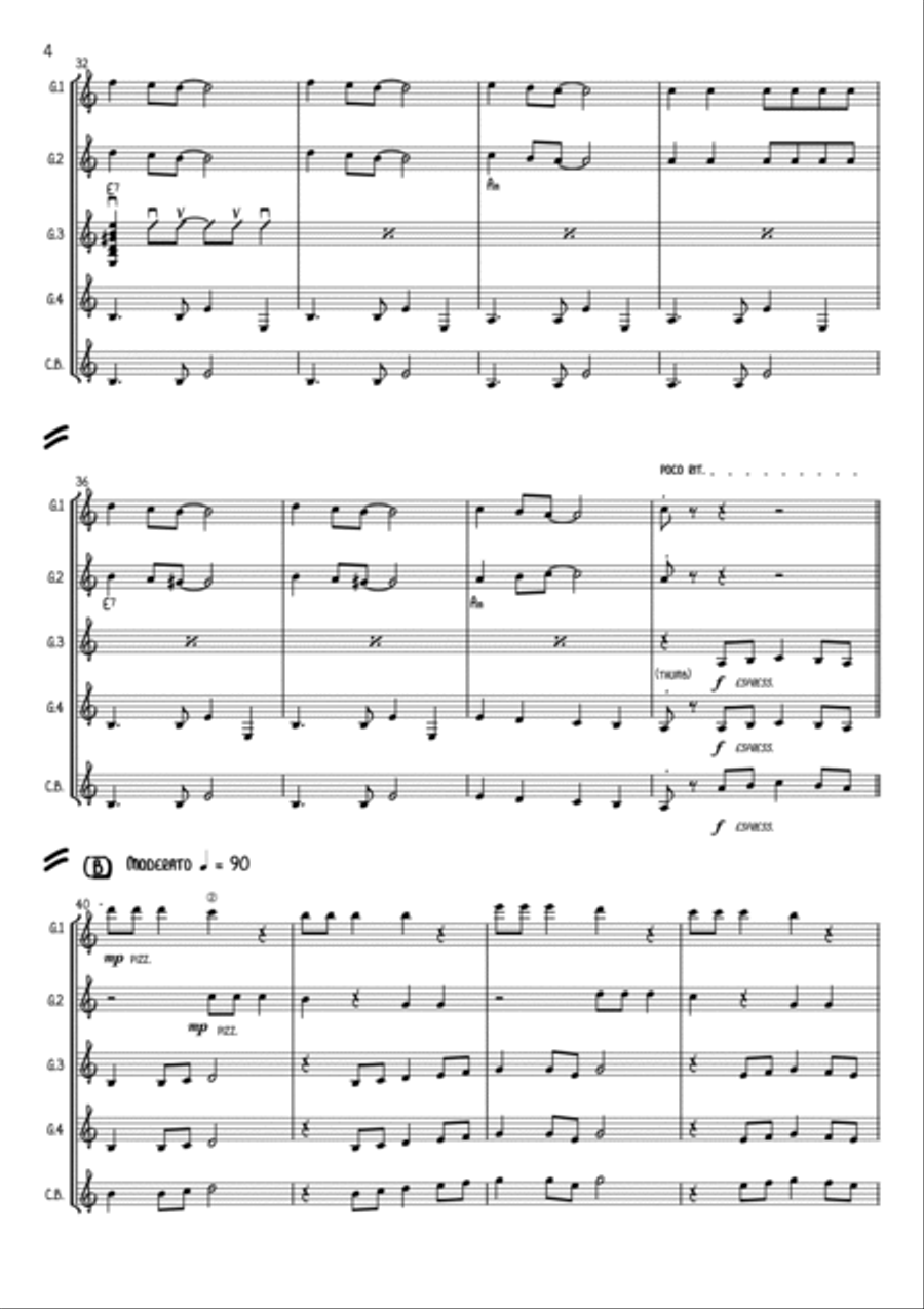 Quien Sera Quien Sera Electric Guitar scores gallery preview page 4