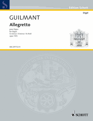Book cover for Guilmant A Allegretto Op19 (fk)