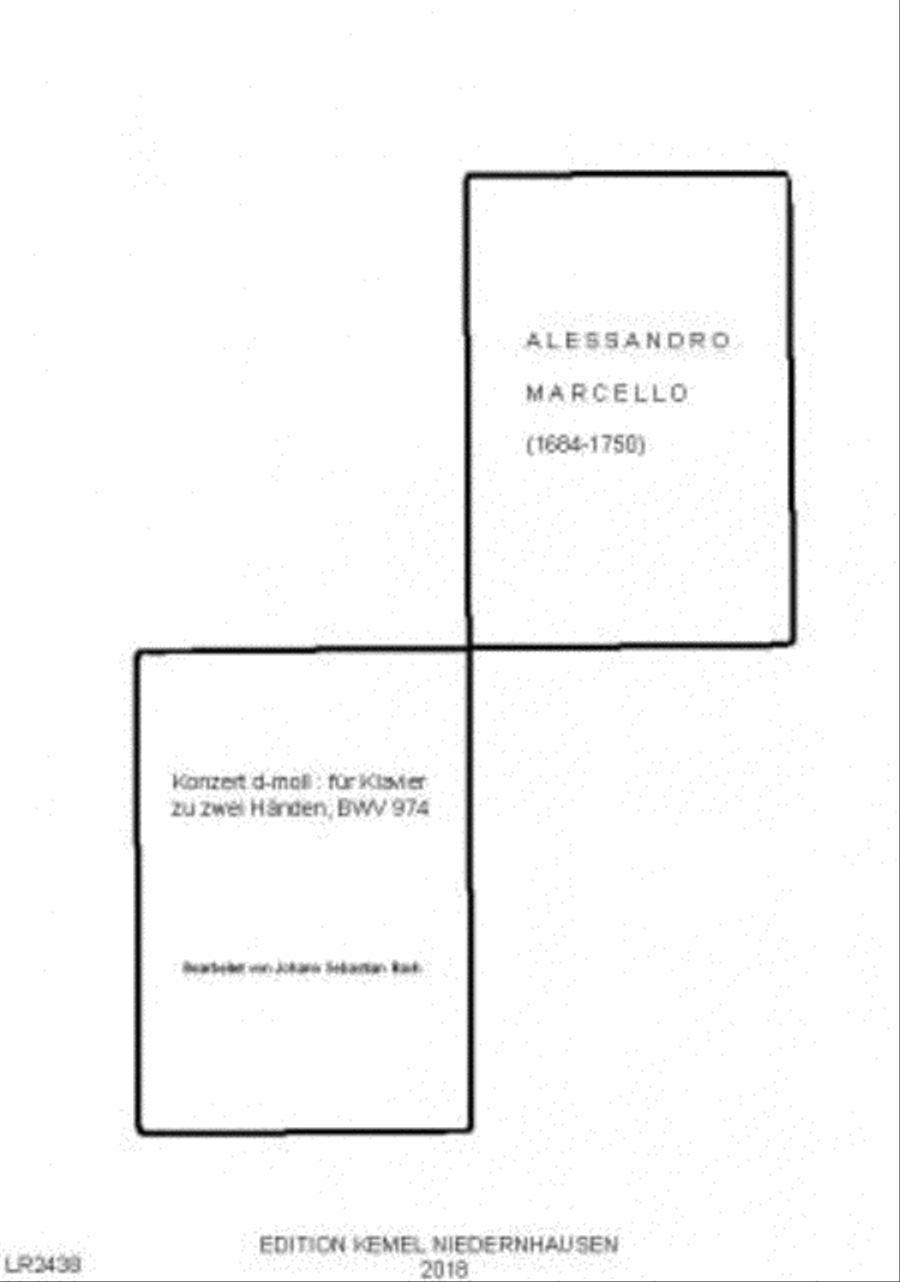 Konzert d-moll Piano scores gallery preview page 1