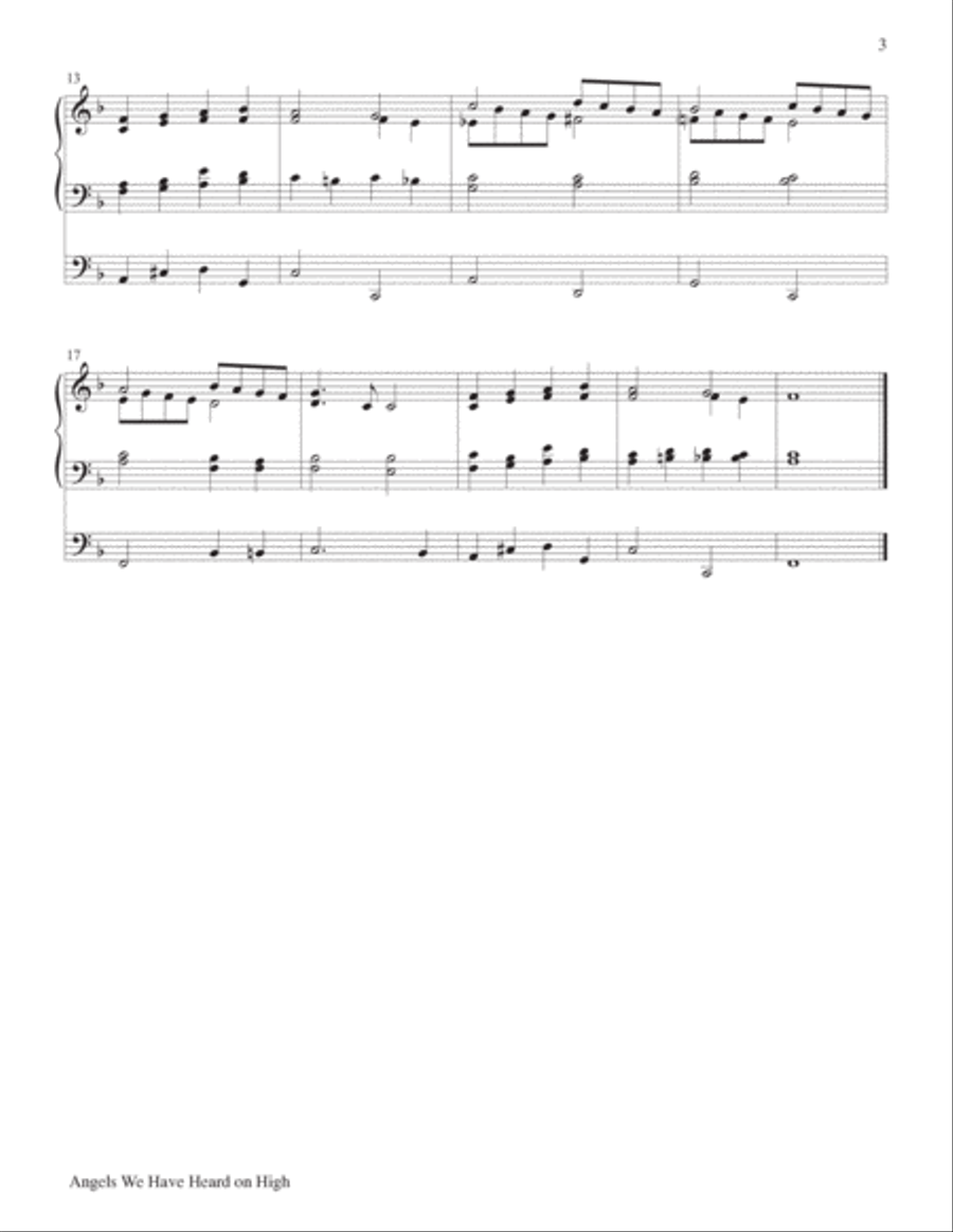 15 Reharmonized Hymns for Christmas Organ Solo scores gallery preview page 4
