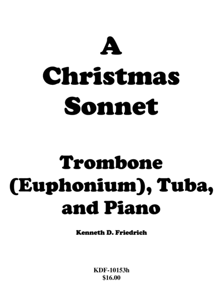 A Christmas Sonnet - Duet and Piano image number null