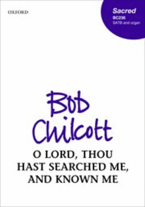 Book cover for O Lord, thou hast searched me, and known me