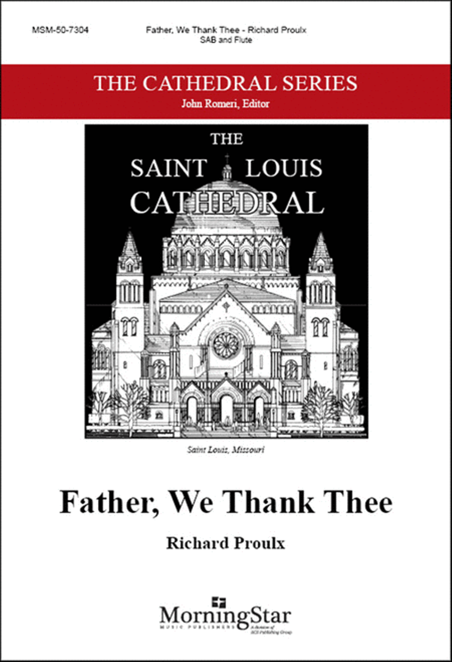 Father, We Thank Thee 3-Part scores gallery preview page 1