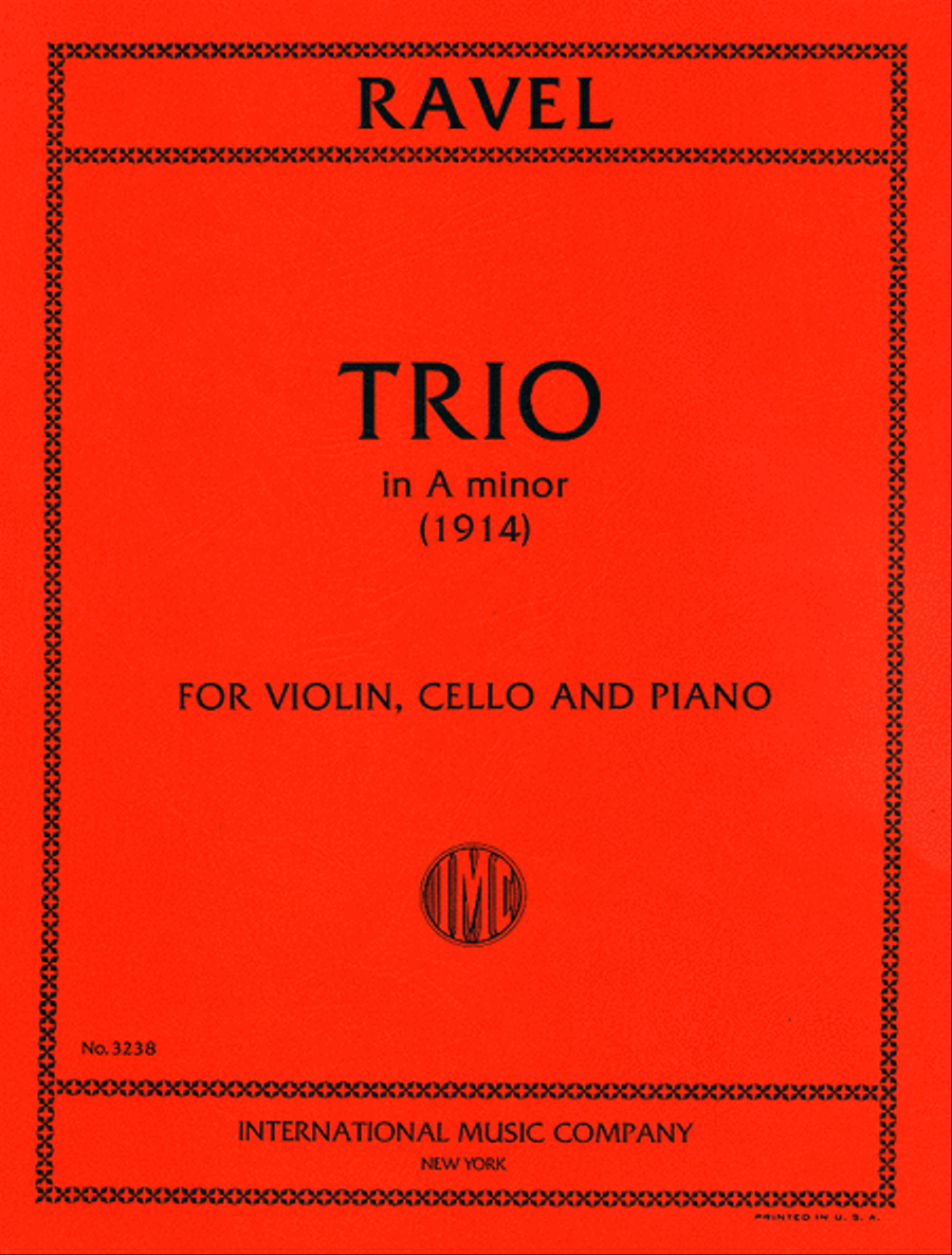 Trio In A Minor Piano Trio scores gallery preview page 1