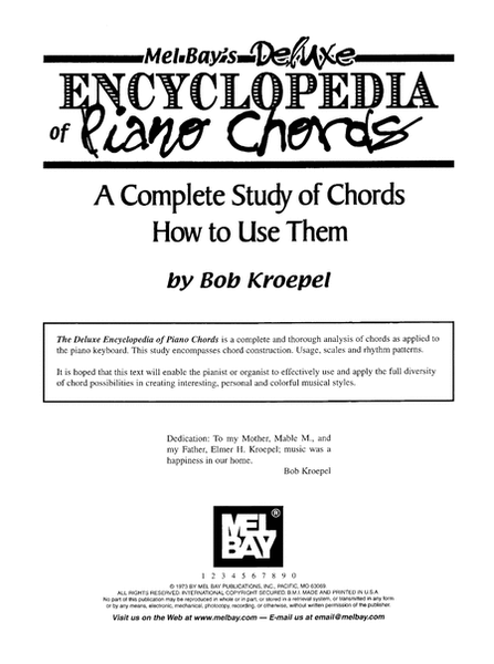 Deluxe Encyclopedia of Piano Chords